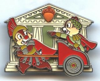 Wdw - Museum Of Pin - Tiquitie: Pin Celebration 2009 - Chip And Dale Chariot Race