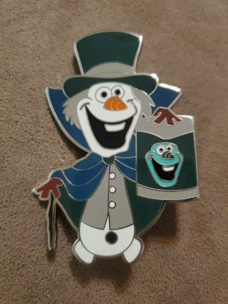 Disney Fantasy Pin Haunted Mansion Olaf As Hatbox Ghost Le