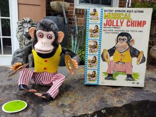 Daishin Musical Jolly Chimp Vintage Toy