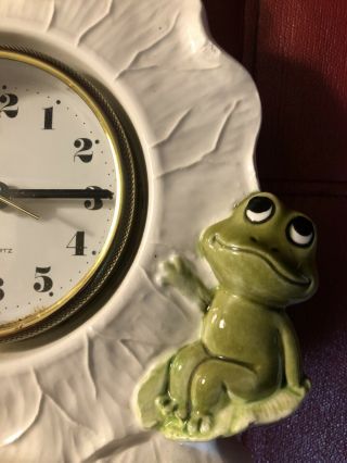 Vintage Neil The Frog 1978 Sears And Roebuck Clock Made In Japan 3