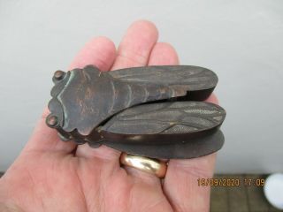 An Antique Chinese Dragonfly? Design Snuff Box C1900