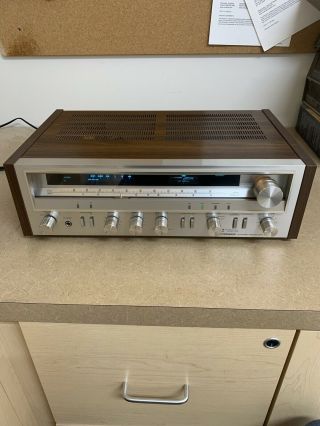 Vintage Pioneer Sx - 3600 Silver Face Wood Stereo Receiver