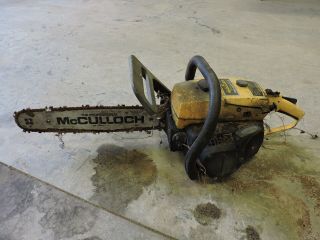 Vintage Mcculloch Pro - Mac 10 - 10 Chainsaw,  Parts/restoration