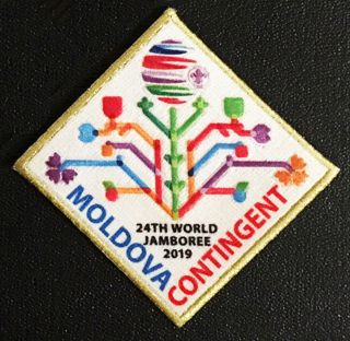 2019 24th World Scout Jamboree Moldovia Contingent Badge