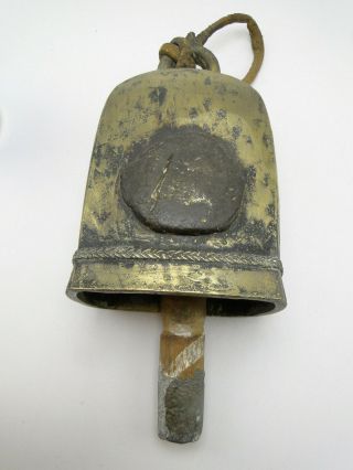 Antique Asian Burmese? Bronze Cow / Elephant Bell