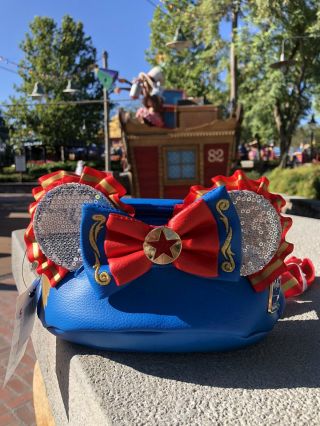Minnie Mouse The Main Attraction Hip Pack Dumbo Flying Elephant Loungefly