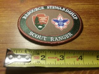 Very Rare - - - National Park Service / U.  S.  Boy Scouts Ranger Patch Award