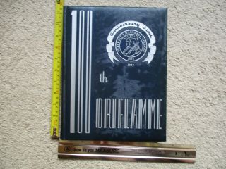 Vintage 1953 The Oriflamme Yearbook Franklin And Marshall College 100th Annivers