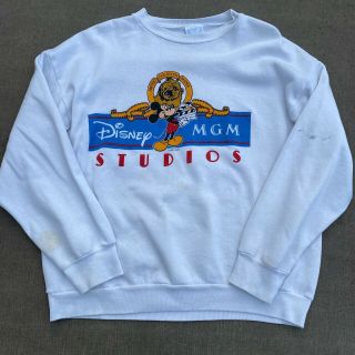 Vintage 1987 Disney Mgm Studios Amusement Park Sweatshirt Xl