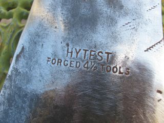 Vintage Hytest Forged Tools 4 1/2lb Axe Head 2