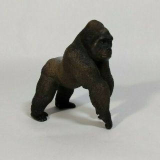 Retired Schleich Figure 14661 Male Silverback Gorilla Made 2011