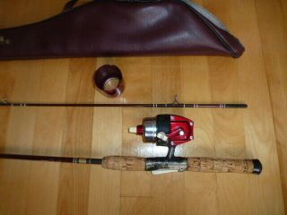 Vintage Fishing Rod And Reel Bronson 63 Underspin Usa No True Temper