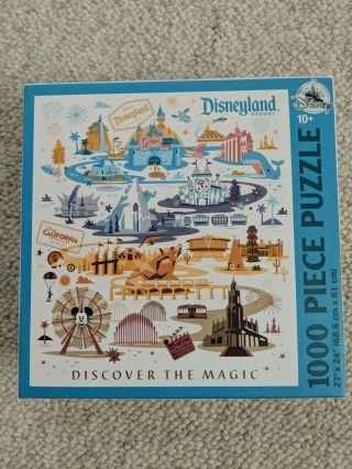 Disneyland Resort California Adventure Discover The Magic 1000 Disney Puzzle