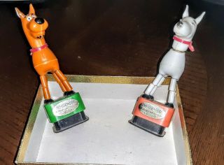 Vintage Scooby Doo And Scooby Dee Push Puppets