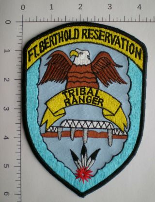 Nd North Dakota Ft Berthold Indian Tribe Dnr Warden Tribal Ranger Police Patch