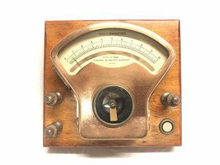 Vintage Central Scientific Co.  Cenco Volt - Ammeter Early Electrical Device 21652