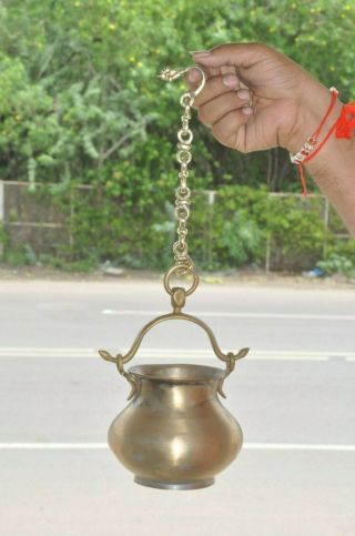 Old Brass Handcrafted Solid Hanging Fine Quality Water Pot