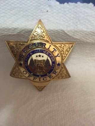 gold security badge 2
