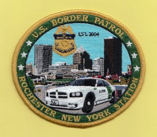 C8 2 Gman Usb Rochester Station Ice Enforcement Border Field Fed Police Patch