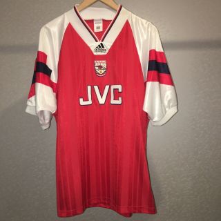 Vintage Arsenal Adidas 1992 - 1994 Home Shirt Size 44 - 46 - Immaculate