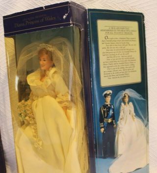 1982 Princess Diana and Prince Charles Goldberger Royal Wedding Dolls NIB 3