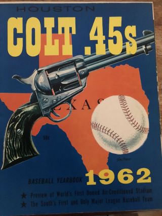 Vintage First Year 1962 Houston Colt 45 