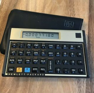 Vintage Hp - 15c Scientific Calculator With Case