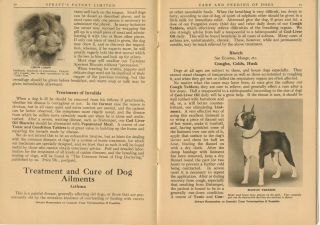 c1930 Spratt ' s Hints on Care and Feeding of Dogs 50p.  Book Photos Products,  Meds 2