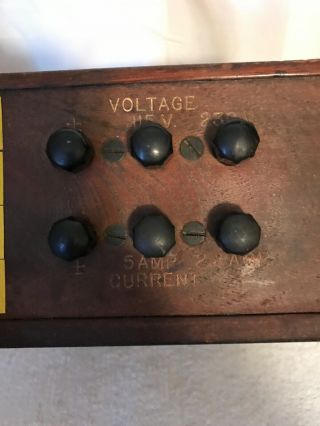 Vintage Westinghouse Electric Phase Meter Cleve Illuminating Co.  Display Only 3