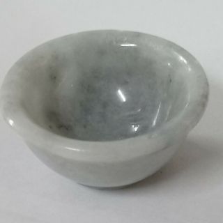 56mm Carved Jade Cub Small Bowl 100 Real Natural Burmese Jadeite Burma Jade