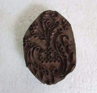 Vintage Old Wooden / Iron Hand Carved Textiles Printing Block/ Stamp Collectible