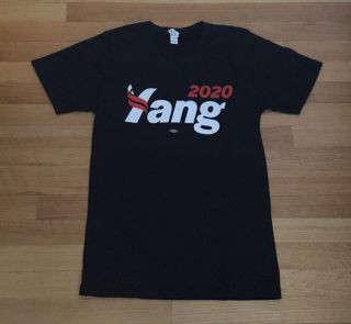 Andrew Yang Math Gang Official 2020 President Campaign T Shirt Size Small
