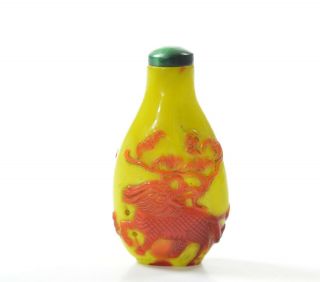 A Fine Chinese Peking Glass Snuff Bottle