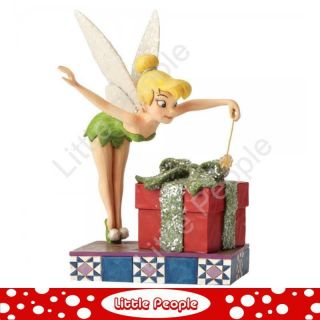 Jim Shore Pixie Dusted Present Figurine Disney Traditions