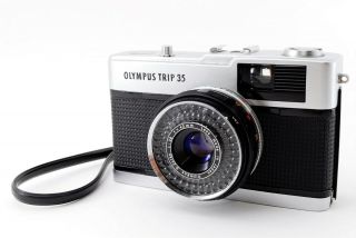Near Vintage Olympus Trip 35 Compact 35mm Film Camera From Japan 644995