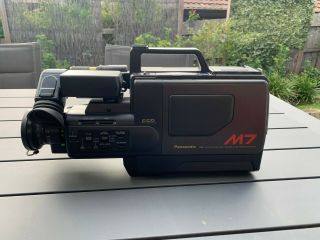 Panasonic Nv - M7 Vhs Video Camera Fully Vintage Camera,  10 Tapes