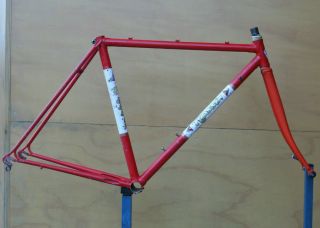 Vintage Belgian Steel Bicycle Cycling Frame Frameset Size 50 Cm