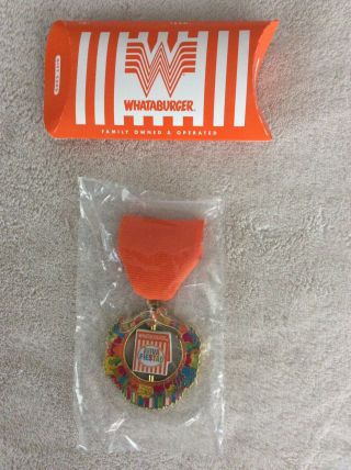 Whataburger San Antonio Texas Fiesta 2020 Medal In Package With Gift Box
