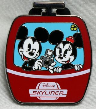 Disney Skyliner Mystery Limited Release Pin With Mickey And Minnie