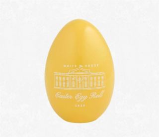 2020 President Donald & Melania Trump White House Easter Egg Roll Yellow Egg