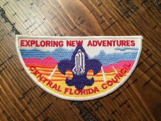 Central Florida Council Old Tough Issue Cp Boy Scout Patch 2