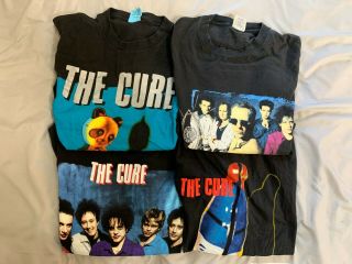 The Cure Wish 1992 Wild Mood Swings 1996 Vintage Concert Tour T - Shirts (90 
