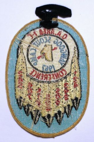 OA Area 1 - C - 1967 Conference Pocket Patch,  Wincheck 534 Host - 2