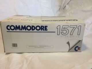 Vintage Commodore 1571 Disk Drive In