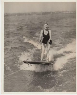 Alice White Enjoying Water Sports - Press Photo
