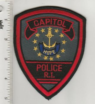 Us Police Patch Rhode Island State Capitol Police