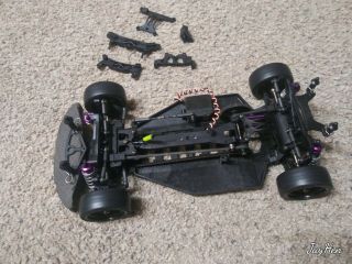 Vintage Hpi Rs4 Pro 3 Iii 1:10 Electric Touring Car Rolling Chassis