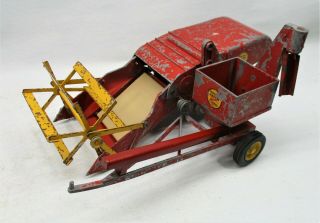 Reuhl Massey Harris Clipper Combine Vintage Usa Farm Toy