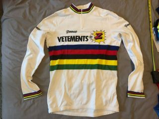 Greg Lemond Z Vetements Vintage Long Sleeve Cycling Jersey Shirt World Champion