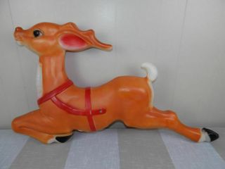Vintage Empire Giant Reindeer 35 " Blow Mold Christmas 3